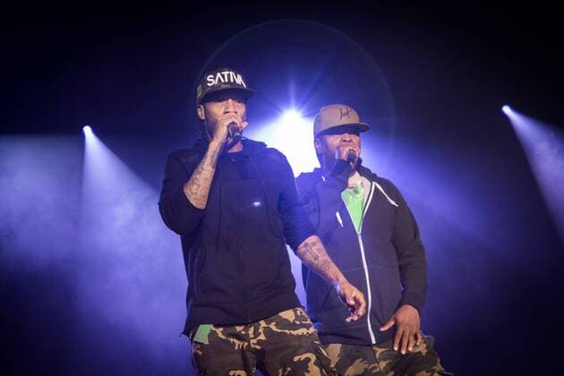 Method Man and Redman are pictured during their concert day one of the Couleur Cafe music festival at the Tour & Taxis site in Brussels, Friday 01 July 2016. The 27th edition of the festival is taking place from 1 to 3 Jult.  AURORExBELOT 04884031