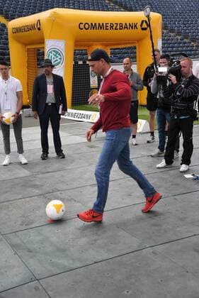 02.07.2016 Frankfurt am Main, Commerzbankarena Frankfurt Commerzbank Arena Tag des Fussballs Der „TAG Heuer Promi-Kick Ex-Fussball-Profi und Dchunge-Star Thorsten Legat