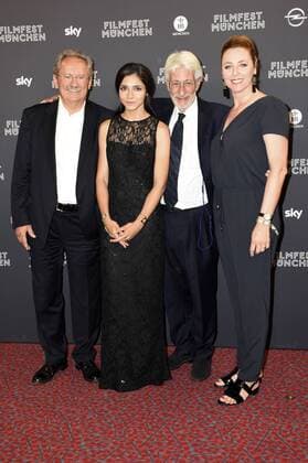 Christian Ude, Pegah Ferydoni, Stephane Tchalgadjieff und Diana Iljine bei der Preisverleihung auf dem 34. Filmfest München 2016 im Festivalzentrum Gasteig. München, 02.07.2016 Foto:xP.xSchönbergerx xFuturexImage