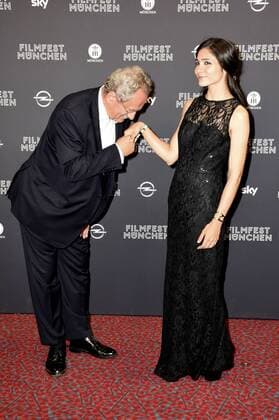 Christian Ude und Pegah Ferydoni bei der Preisverleihung auf dem 34. Filmfest München 2016 im Festivalzentrum Gasteig. München, 02.07.2016 Foto:xP.xSchönbergerx xFuturexImage