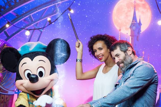Empfang zur Premiere der neuen Mickey Zaubershow im Disneyland Resort Paris Sonia Rolland, Jalil Lespert - Marne la Vallee - 02 07 2016 VIKTOR Panoramic 