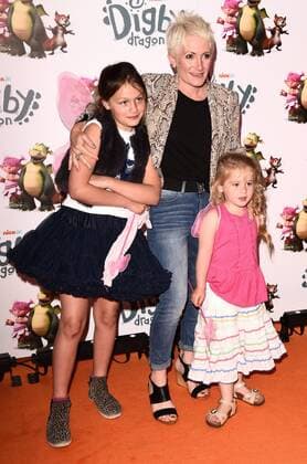 Digby Dragon World Premiere London.UK. Lucy Speed, guest and Kitty Bina Grace Hayler at Digby Dragon World Premiere held at The Conservatory, Barbican Centre, London 2nd July 2016. LMK392-60800-030716. 