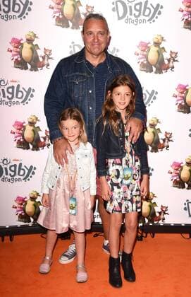 Digby Dragon World Premiere London.UK. Mark Moraghan, Yvie and Ella Hayler at Digby Dragon World Premiere held at The Conservatory, Barbican Centre, London 2nd July 2016. LMK392-60800-030716. 