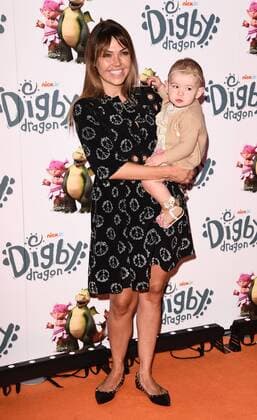 Digby Dragon World Premiere London.UK. Adele Silva and Sienna at Digby Dragon World Premiere held at The Conservatory, Barbican Centre, London 2nd July 2016. LMK392-60800-030716. 