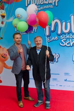 Ralf Schmitz und Axel Prahl - Deutschlandpremiere Mullewapp - Eine schöne Schweinerei im Kino der Kulturbrauerei in Berlin am 03.07.2016. Deutschlandpremiere Mullewapp - Eine schöne Schweinerei