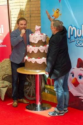 Ralf Schmitz und Axel Prahl - Deutschlandpremiere Mullewapp - Eine schöne Schweinerei im Kino der Kulturbrauerei in Berlin am 03.07.2016. Deutschlandpremiere Mullewapp - Eine schöne Schweinerei