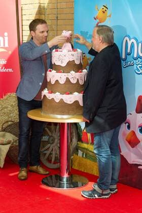 Ralf Schmitz und Axel Prahl - Deutschlandpremiere Mullewapp - Eine schöne Schweinerei im Kino der Kulturbrauerei in Berlin am 03.07.2016. Deutschlandpremiere Mullewapp - Eine schöne Schweinerei