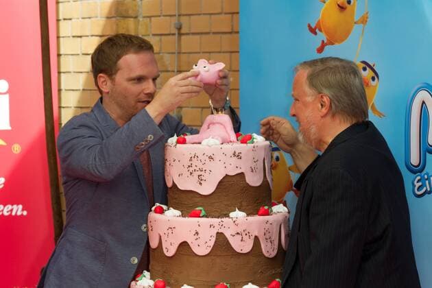 Ralf Schmitz und Axel Prahl - Deutschlandpremiere Mullewapp - Eine schöne Schweinerei im Kino der Kulturbrauerei in Berlin am 03.07.2016. Deutschlandpremiere Mullewapp - Eine schöne Schweinerei