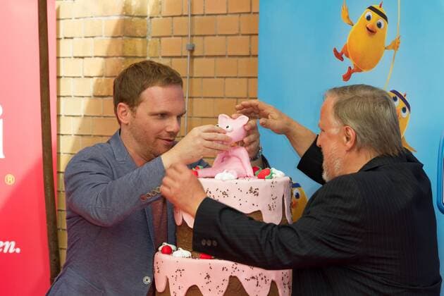 Ralf Schmitz und Axel Prahl - Deutschlandpremiere Mullewapp - Eine schöne Schweinerei im Kino der Kulturbrauerei in Berlin am 03.07.2016. Deutschlandpremiere Mullewapp - Eine schöne Schweinerei