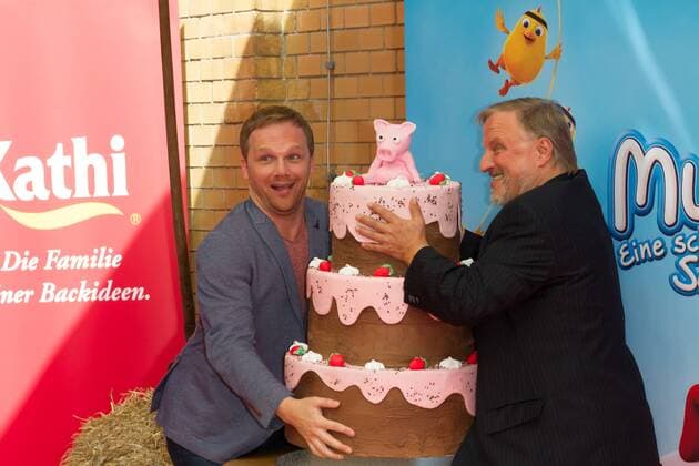 Ralf Schmitz und Axel Prahl - Deutschlandpremiere Mullewapp - Eine schöne Schweinerei im Kino der Kulturbrauerei in Berlin am 03.07.2016. Deutschlandpremiere Mullewapp - Eine schöne Schweinerei