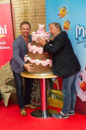Ralf Schmitz und Axel Prahl - Deutschlandpremiere Mullewapp - Eine schöne Schweinerei im Kino der Kulturbrauerei in Berlin am 03.07.2016. Deutschlandpremiere Mullewapp - Eine schöne Schweinerei
