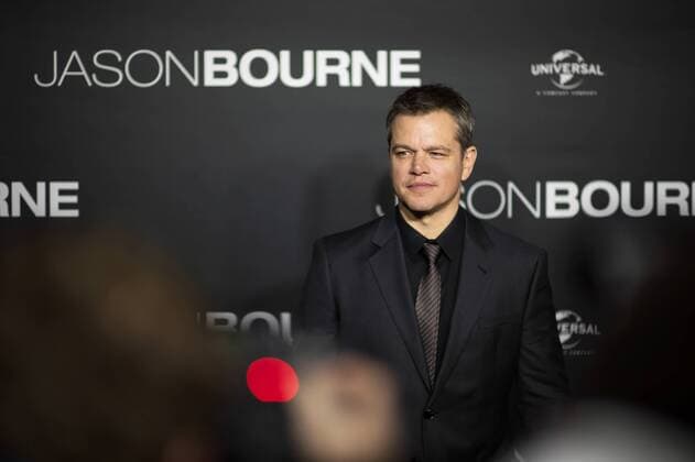 Jason Bourne Premiere in Sydney Australia: Matt Damon and Alicia Vikander at Jason Bourne Premiere Matt Damon poses for photographers on the red carpet at the Jason Bourne Premiere at Hoyts Entertainment Quarter in Sydney, Australia. Jason Bourne is the latest sequel in the Bourne franchise and directed by Paul Greengrass. FOR EDITORIAL USE ONLY.Pacific Press Agency  HughxPeterswald