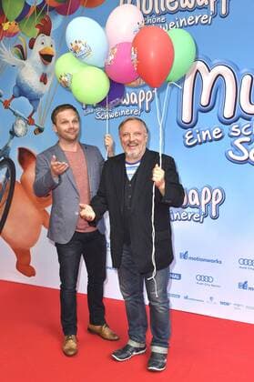 Ralf Schmitz und Axel Prahl bei der Premiere des Kinofilms Mullewapp - eine schöne Schweinerei im Kino in der Kulturbrauerei. Berlin, 03.07.2016 Foto:xJ.xQuinternx xFuturexImage
