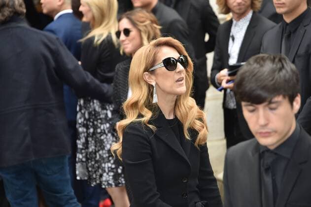 Celine Dion arrive at the Christian Dior Haute Couture Fall Winter 2016-2017 show as part of Paris Fashion Week in Paris, France. PEOPLE: Fashion Week Modeschau Christian Dior - Fashion Week de Paris - 04 07 2016 LionelUrman 