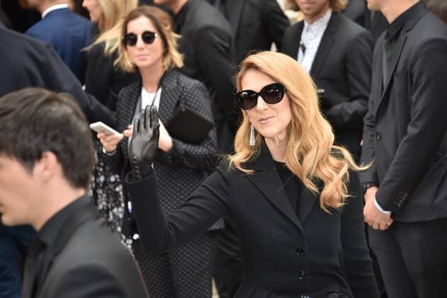 Celine Dion arrive at the Christian Dior Haute Couture Fall Winter 2016-2017 show as part of Paris Fashion Week in Paris, France. PEOPLE: Fashion Week Modeschau Christian Dior - Fashion Week de Paris - 04 07 2016 LionelUrman 