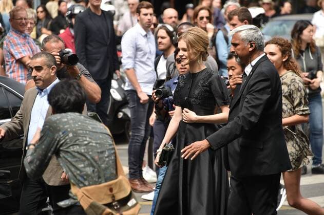 Natalia Vodianova leaves the Christian Dior Haute Couture Fall Winter 2016-2017 show as part of Paris Fashion Week in Paris, France. PEOPLE: Fashion Week Modeschau Christian Dior - Fashion Week de Paris - 04 07 2016 LionelUrman 