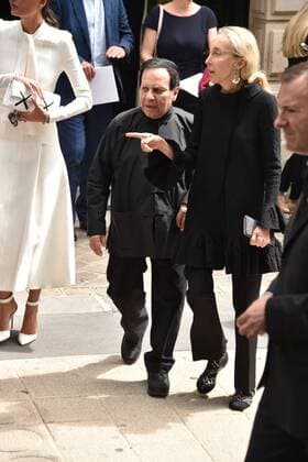 Azzedine Ala a leaves the Christian Dior Haute Couture Fall Winter 2016-2017 show as part of Paris Fashion Week in Paris, France. PEOPLE: Fashion Week Modeschau Christian Dior - Fashion Week de Paris - 04 07 2016 LionelUrman 