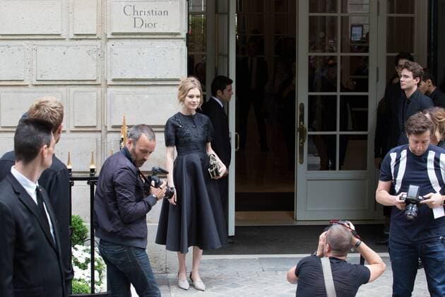 Natalia Vodianova - Ankunft zur Modenschau von Dior - Haute Couture Herbst Winter 2016 2017 in Paris - 04 07 2016 