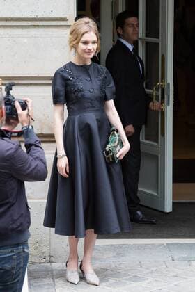 Natalia Vodianova - Ankunft zur Modenschau von Dior - Haute Couture Herbst Winter 2016 2017 in Paris - 04 07 2016 