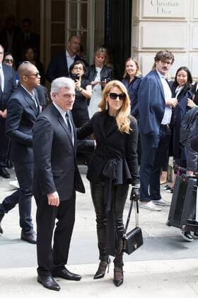Sidney Toledano, Celine Dion - Ankunft zur Modenschau von Dior - Haute Couture Herbst Winter 2016 2017 in Paris - 04 07 2016 