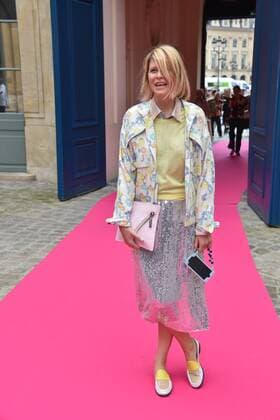 Paris Fashion Week - Prominente Gäste der Schiaparelli Show - Elisa Nalin at the Schiaparelli show in Place Vendome during Paris Fashion Week Haute Couture FW 16 17 on July 4, 2016 in Paris, France. - 04 07 2016 LionelUrman Panoramic 