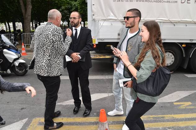 Pascal Negre and Baptiste Giabiconi - Defile Chanel - Fashion Week haute couture - Paris - 05 07 2016 LionelUrman Panoramic 