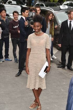Karidja Toure - Defile Chanel - Fashion Week haute couture - Paris - 05 07 2016 LionelUrman Panoramic 