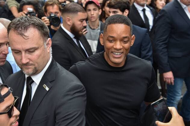 Will Smith and daughter Willow Smith - Defile Chanel - Fashion Week haute couture - Paris - 05 07 2016 LionelUrman Panoramic 