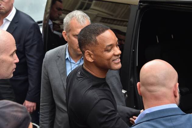 Will Smith and daughter Willow Smith - Defile Chanel - Fashion Week haute couture - Paris - 05 07 2016 LionelUrman Panoramic 