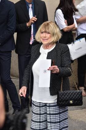 Marianne Faithfull - Defile Chanel - Fashion Week haute couture - Paris - 05 07 2016 LionelUrman Panoramic 