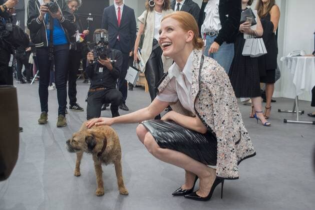 209246 Serge Arnal Starface 2016-07-05 Paris France Paris Fashion week. Defilé Haute Couture Automne Hiver 2016 Chanel. People. Chastain, Jessica  Copyright: xSergexArnalx xStarfacex STAR_209246_040
