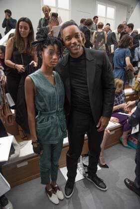 209246 Serge Arnal Starface 2016-07-05 Paris France Paris Fashion week. Defilé Haute Couture Automne Hiver 2016 Chanel. People. Smith, Will; Smith, Willow  Copyright: xSergexArnalx xStarfacex STAR_209246_089