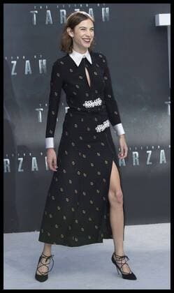 . 05 07 2016. London, United Kingdom. Alexa Chung arriving at The Legend of Tarzan premiere in London.  xStephenxLockx xi-Imagesx IIM-13090-0029