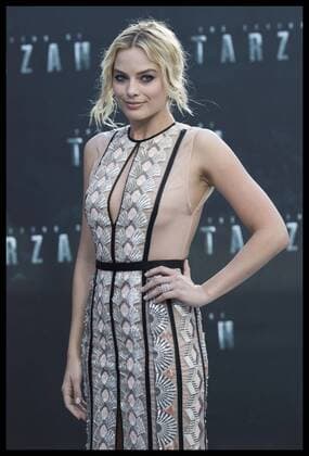 . 05 07 2016. London, United Kingdom. Margot Robbie arriving at The Legend of Tarzan premiere in London.  xStephenxLockx xi-Imagesx IIM-13090-0040
