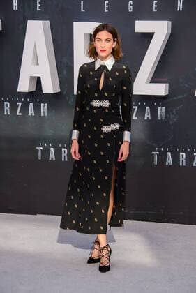 . 05 07 2016. London, United Kingdom. Alexa Chung attends the European Premiere Of The Legend Of Tarzan.  xChrisxJosephx xi-Imagesx IIM-13088-0028