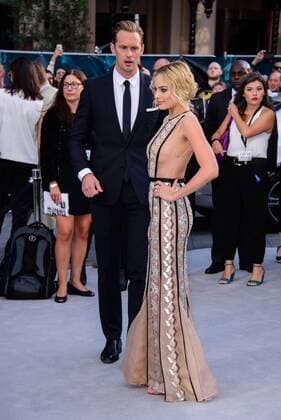 . 05 07 2016. London, United Kingdom. Alexander Skarsgard and Margot Robbie attend the European Premiere Of The Legend Of Tarzan.  xChrisxJosephx xi-Imagesx IIM-13088-0033