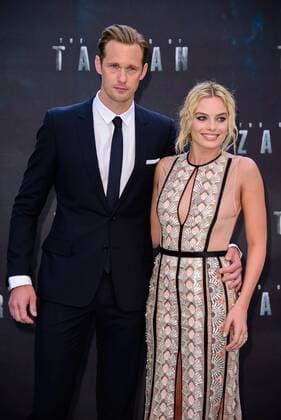 . 05 07 2016. London, United Kingdom. Alexander Skarsgard and Margot Robbie attend the European Premiere Of The Legend Of Tarzan.  xChrisxJosephx xi-Imagesx IIM-13088-0040