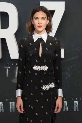 British model, presenter and fashion editor Alexa Chung attends The Legend of Tarzan European Premiere at the Odeon Leicester Square in London. JULY 5th 2016  JWNx162150