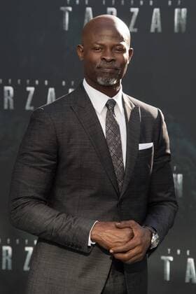 Beninese-American model and actor Djimon Hounsou attends The Legend of Tarzan European Premiere at the Odeon Leicester Square in London. JULY 5th 2016  JWNx162150