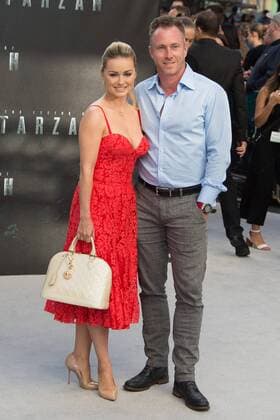 Polish professional dancer Ola Jordan and her husband, British professional dancer James Jordan attending The Legend of Tarzan European Premiere at the Odeon Leicester Square in London. JULY 5th 2016  JWNx162150