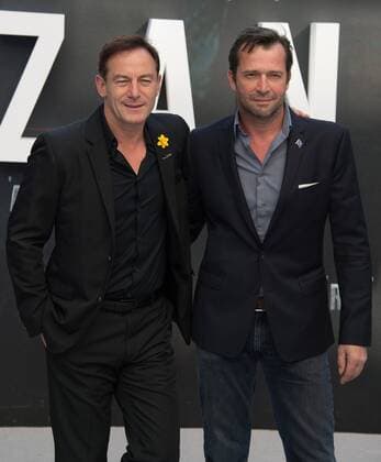 English actors Jason Isaacs and James Purefoy attending The Legend of Tarzan European Premiere at the Odeon Leicester Square in London. JULY 5th 2016  JWNx162150