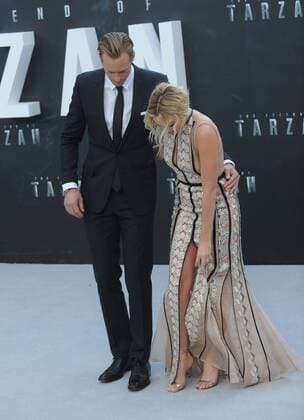 July 5, 2016 - England, United Kingdom - Alexander Skarsgard and Margot Robbie attend the European Premiere of The Legend Of Tarzan at Odeon Leciester Square. United Kingdom - ZUMAs147