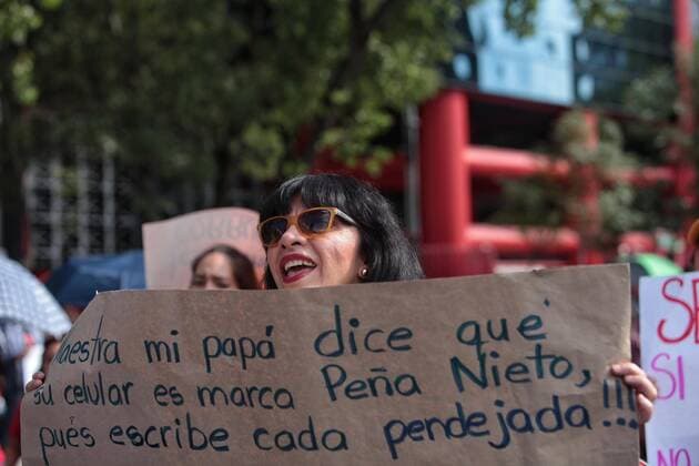 Teachers members of the National Coordinator of Workers of Education of Mexico (CNTE) march to protest against the education reform in the country, in Mexico City, Mexico, 05 July 2016. Protest against the education reform in Mexico !ACHTUNG: NUR REDAKTIONELLE NUTZUNG!  MEX001 20160706-636033745250843115