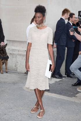 Karidja Toure PEOPLE: Modenschau Chanel - Fashion Week haute couture - Paris - 05 07 2016 Viktorx 