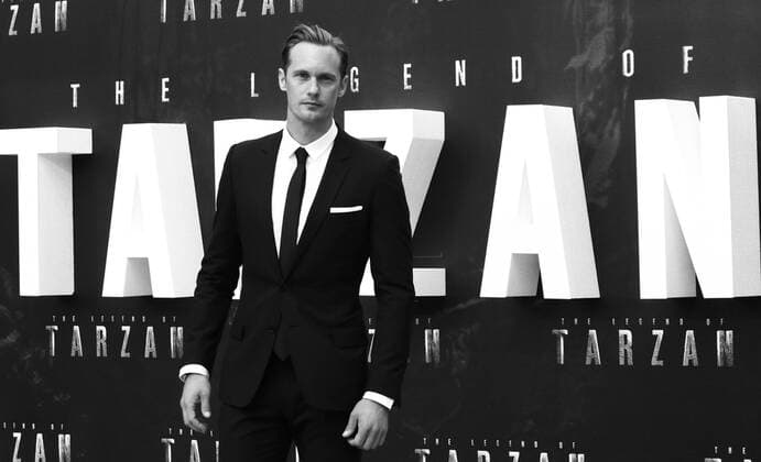 The Legend of Tarzan Premiere London.UK. Alexander Skarsgard at the UK Premiere of The Legend of Tarzan at the Odeon, Leicester Square, London. 5th July 2016. LMK73-60812-060716 