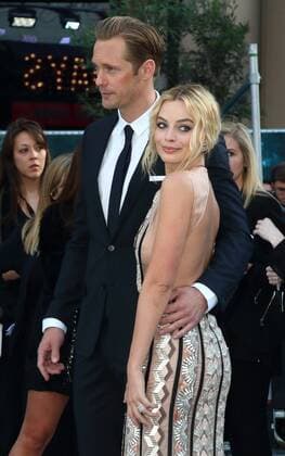 The Legend of Tarzan Premiere London.UK. Margot Robbie and Alexander Skarsgard at the UK Premiere of The Legend of Tarzan at the Odeon, Leicester Square, London. 5th July 2016. LMK73-60812-060716 