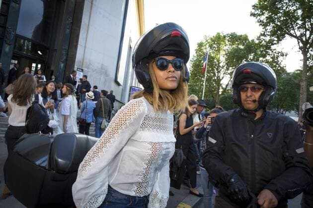 jourdan dunn PEOPLE: Modenschau Alexandre Vauthier - Fashion week - Paris - 05 07 2016 StephenCailletx 