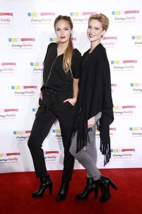 Elena Carriere und Kim Hnizdo bei der Ernstings Family Fashion Show 2016 im Theater an der Elbe. Hamburg, 05.07.2016 Foto:xgbrcix xFuturexImage