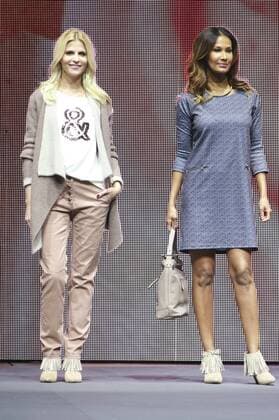 Tanja Bülter und Marie Amiere bei der Ernstings Family Fashion Show 2016 im Theater an der Elbe. Hamburg, 05.07.2016 Foto:xgbrcix xFuturexImage