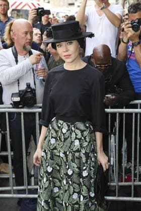 Paris Haute Couture Week - Promis vor Jean Paul Gaultier Modenschau Ulyana Sergeenko PEOPLE : Modenschau Jean Paul Gaultier - Haute Couture Herbst Winter - 06 07 2016 GwendolineLeGoffx 